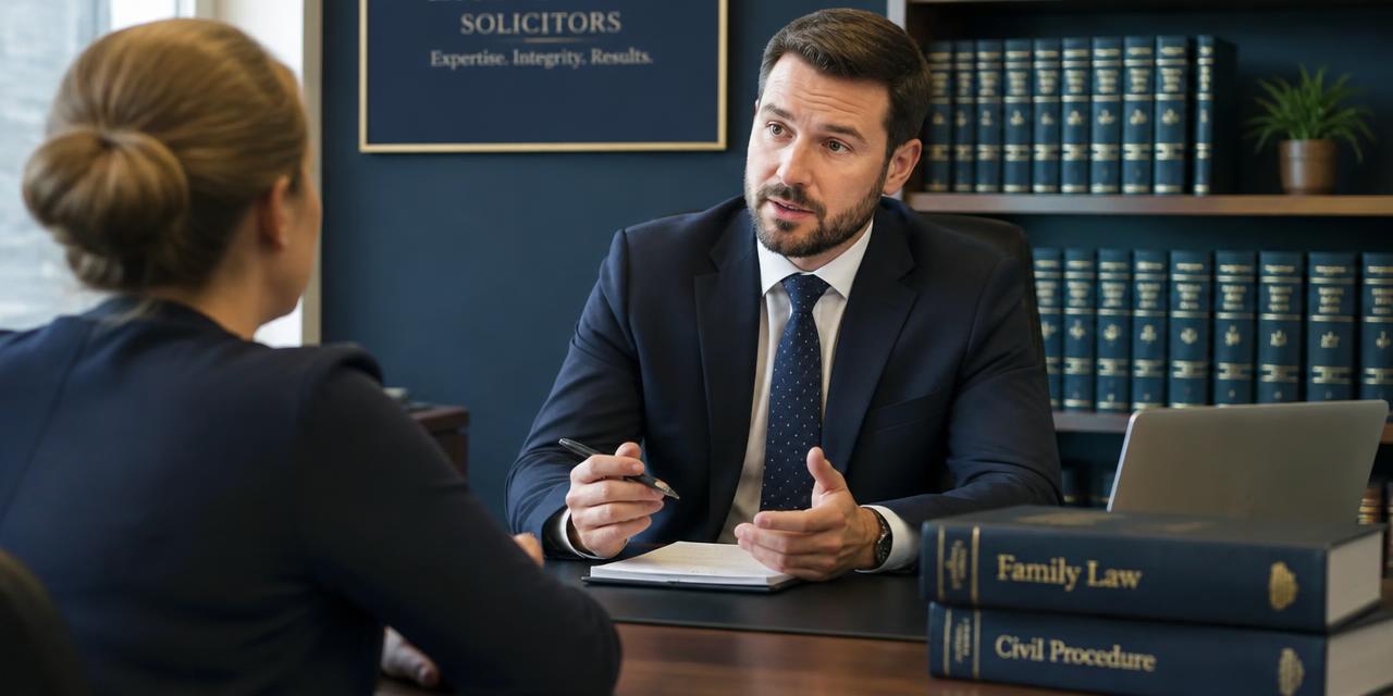 Adviser meeting a client in an office
